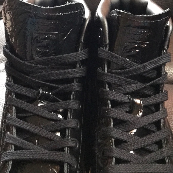 NWOB Adidas Black High Top Sneakers - Picture 7 of 7
